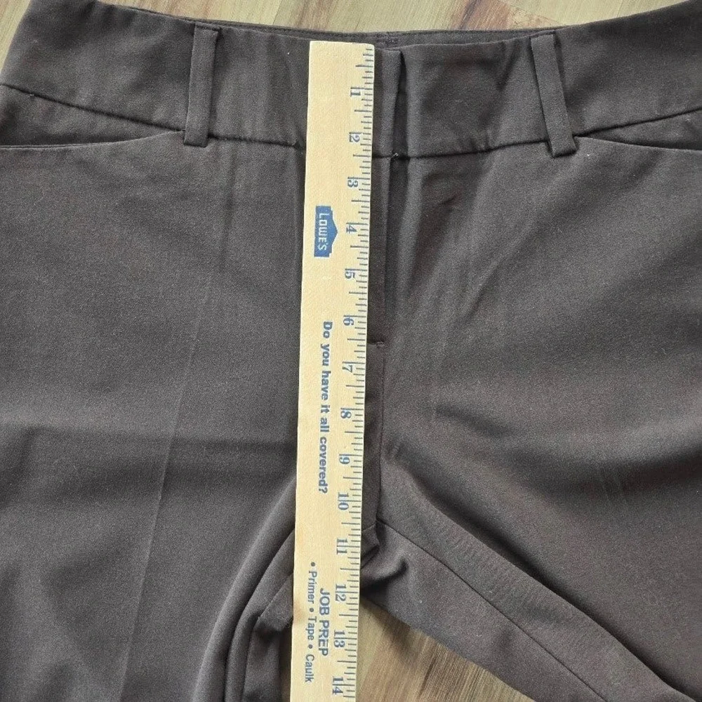 New York & Company 7th Avenue Bootcut Dress Pants Womens 10 Brown Career Office‎